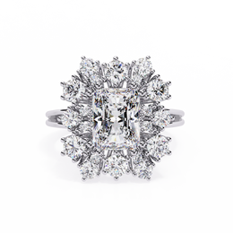 Aurelyn | 4.46Ct Lab-Grown Diamond Ring in 14K Gold – Golden Glow, Forever Yours