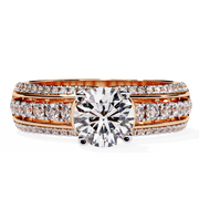 Solenyx | 1.23Ct Lab-Grown Diamond Ring in 14K Gold – Radiant Form, Timeless Ethos