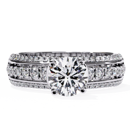 Solenyx | 1.23Ct Lab-Grown Diamond Ring in 14K Gold – Radiant Form, Timeless Ethos