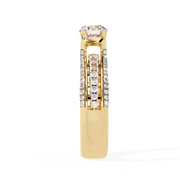 Solenyx | 1.23Ct Lab-Grown Diamond Ring in 14K Gold – Radiant Form, Timeless Ethos