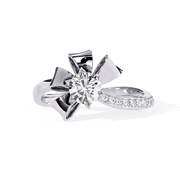 Auravelle | 0.94Ct Lab-Grown Diamond Ring in 14K Gold – Light Woven in Gold, Elegance Reimagined