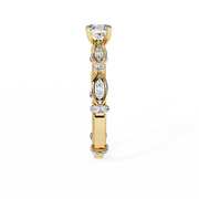Solenique | 0.84Ct Lab-Grown Diamond Ring in 14K Gold – Brilliance Born of Light, Styled for You