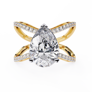 Elarivon | 4.62Ct 14K Lab-Grown Diamond Ring – Grace in Gold, Light in Motion