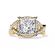 Solenya | 3.47Ct Lab-Grown Diamond Ring in 14K Gold – Radiance, Refined