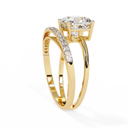 Auristra | 2.41Ct Lab-Grown Diamond Ring in 14K Gold – Radiance Forged, Beauty Refined