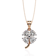 Lumora | 0.61Ct Lab-Grown Diamond Pendant in 14K Gold – Luminous Grace, Ethically Radiant
