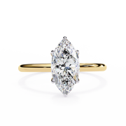 Seraphira | 0.82Ct Lab-Grown Diamond Ring in 14K Gold – Celestial Spark, Consciously Designed