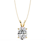 Orilume | 2.48Ct Lab-Grown Diamond Pendant in 14K Gold – Luminous Grace, Ethically Refined