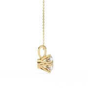 Aurelinne | 2.20Ct Lab-Grown Diamond Pendant in 14K Gold – Pure Brilliance, Ethical Beauty