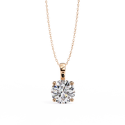 Solenyra | 3.01Ct Lab-Grown Diamond Pendant in 14K Gold – Inner Light, Ethically Yours