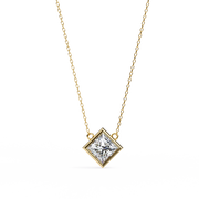 Solenique | 2.01Ct Lab-Grown Diamond Pendant in 14K Gold – Luminous Radiance, Ethically Inspired