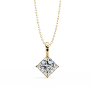 Astravelle | 2.87Ct Lab-Grown Diamond Pendant in 14K Gold – Celestial Elegance, Responsibly Designed