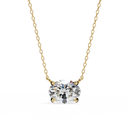 Lunessence | 1.66Ct Lab-Grown Diamond Pendant in 14K Gold – Moonlit Glow, Consciously Crafted