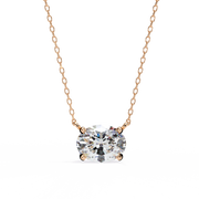 Lunessence | 1.66Ct Lab-Grown Diamond Pendant in 14K Gold – Moonlit Glow, Consciously Crafted