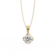 Lioraelle | 2.04Ct Lab-Grown Diamond Pendant in 14K Gold – Celestial Glow, Consciously Refined