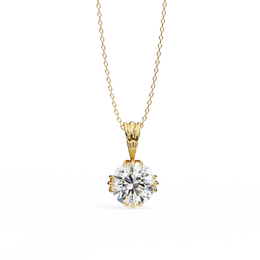 Lioraelle | 2.04Ct Lab-Grown Diamond Pendant in 14K Gold – Celestial Glow, Consciously Refined